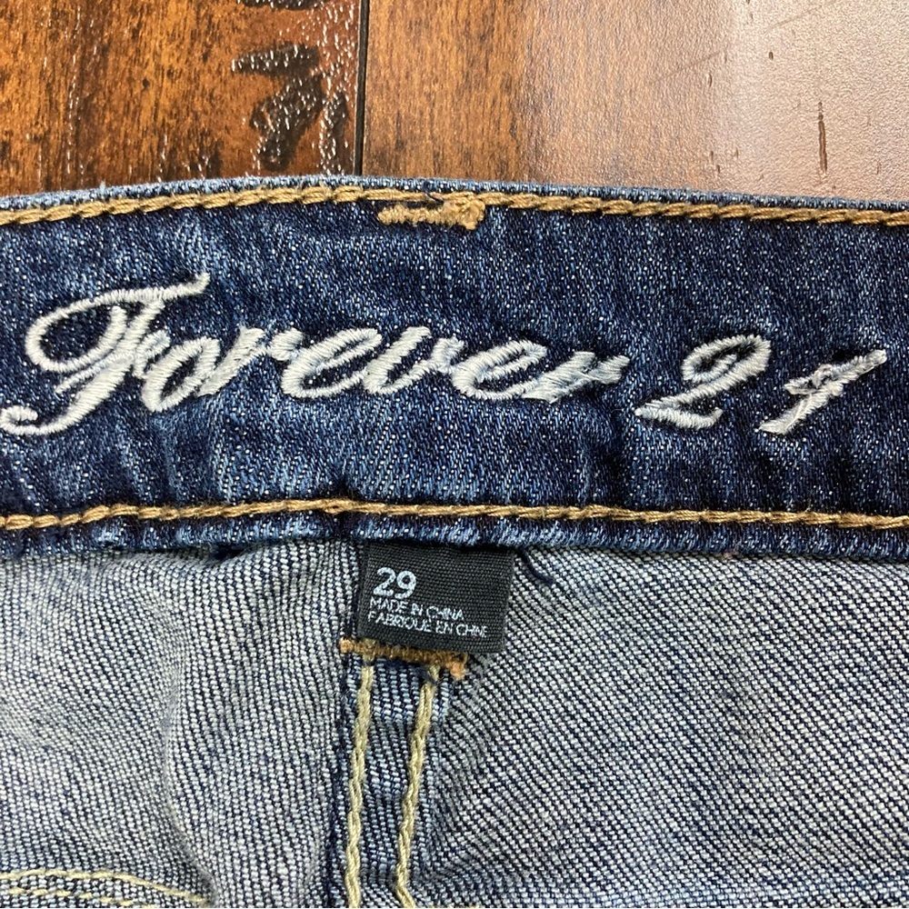 FOREVER 21 Women’s Jeans Denim Boot Cut Low Rise Stretch Size 29 - Picture 4 of 12